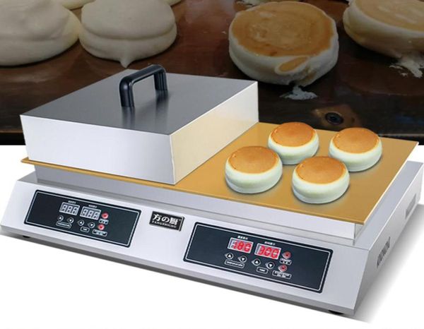 Digital Taiwan Street Food Y Souffle Pancakes Maker de hierro Doble plato doble pasteles de sartén Máquina pastel de queso japonés Baker2950680
