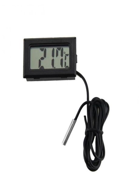 Termómetro digital termómetro electrónico para coche instrumentos humedad higrómetro medidor de temperatura sensor pirómetro termostato c4507063251