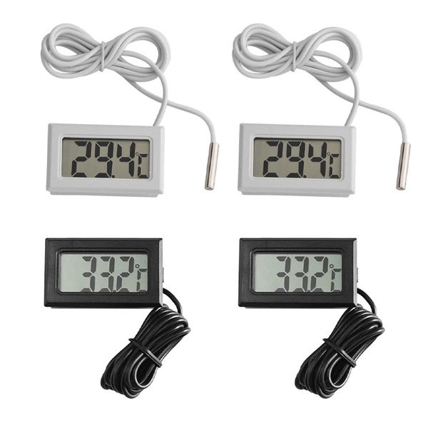 Thermomètre numérique réfrigérateur congélateur Mini LCD thermographe numérique pour réfrigérateur température-50 ~ 110 degrés intérieur extérieur sonde