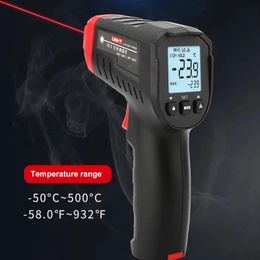 Termómetro digital UT306S UT306C Medidor de temperatura láser infrarrojo industrial sin contacto Probador de pistola de temperatura-50-500