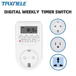 Digital Timer Switch Electronic 1224 Hour Wekelijkse programmeerbare timing socket EU UK US PLUTLINTLUIT Keukenapparaat Tijdbesturing 240430