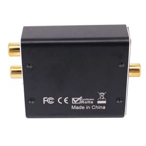 Digitale naar analoge audioconverter 3,5 mm Jack Aux RCA L / R Converter coaxiale optische vezel SPDIF digitale audiocodeer
