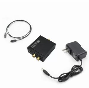 Conectores convertidores de audio digital a analógico Fibra óptica Señal coaxial DAC analógico Spdif Estéreo Jack de 3,5 mm 2 RCA Amplificador Decodificador