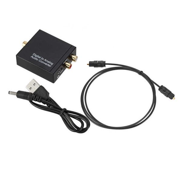Convertisseur audio numérique vers analogique décodeur audio à fibre optique numérique spdif 3.5MM coaxial à RL