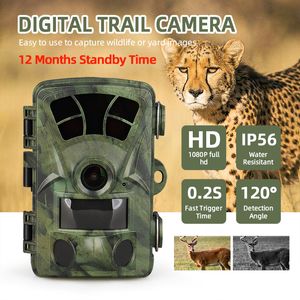 Digitale Trail Camera LCD-scherm IP56 Waterdichte Super Groothoek en 20 M Detect IR-sensor 12 Maanden Standby Time CL37-0039