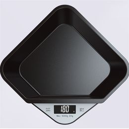 Échelle de plateau numérique Échelle de cuisine Échelle de pesée alimentaire alimentaire Balance postal Mesure des échelles électroniques Smart Coffee Scale