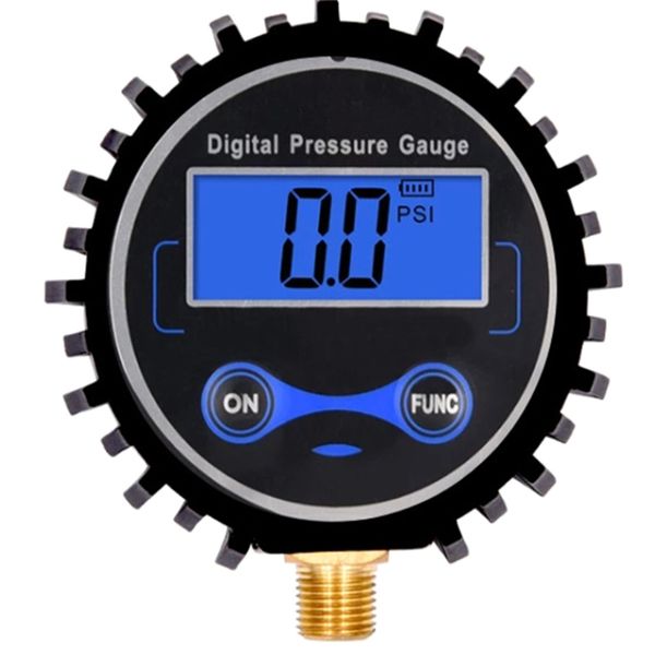 Jauge de pression d'air de pneu de pneu numérique mètre jauge de pression de pneu numérique rétro-éclairage affichage LCD pour voiture camion moto