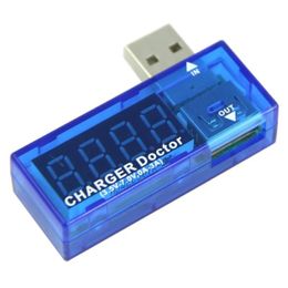 Medidor de voltaje de potencia móvil USB digital medidor de voltaje Mini CARGADOR USB Doctor Voltímetro Voltímetro LED LED