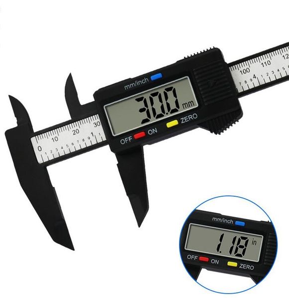 Calibrador Vernier Digital, calibrador Vernier electrónico, micrómetro de plástico, regla Digital, herramienta de medición de 150mm, 0,1mm