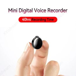 Enregistreur vocal numérique 40 heures Mini réduction du bruit enregistrement sonore activé Secret Micro Dictaphone dispositif d'écoute professionnel 231117