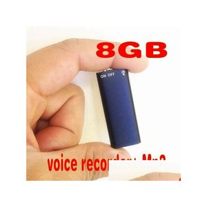 Digitale spraakrecorder Global TRA Small Mini HD -opnamepen U Disk Dictafoon 8GB O 13 uur met mp3 -speler Drop Delivery Electro DHKIP