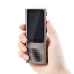 Enregistreur vocal numérique Langogo activé Audio vers Txt traducteur intelligent 100 langues Machine de traduction instantanée portable 230204