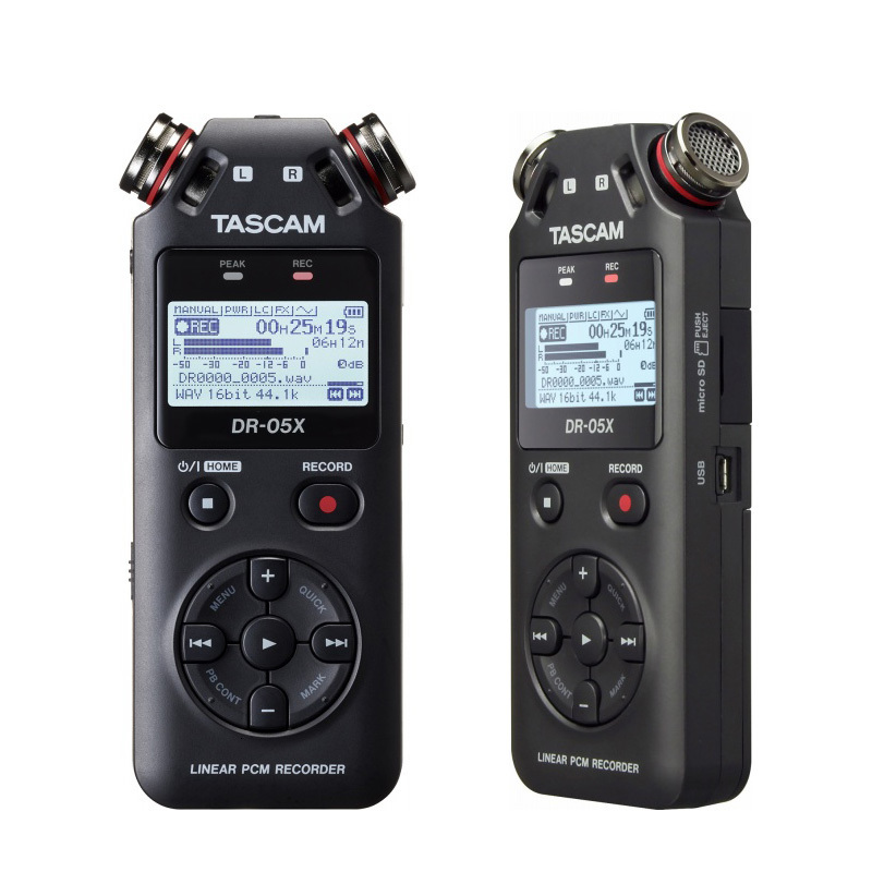 Dyktafon cyfrowy oryginalny Tascam DR 05X ulepszona wersja DR 05 profesjonalne pióro do nagrywania Mini USB 230113