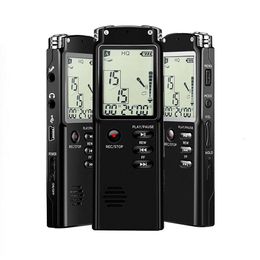 Enregistreur vocal numérique Sound Audio Recorder dictaphone Voice Activé Enregistrement d'appareil d'enregistrement avec lecture, lecteur MP3 DDMY3C