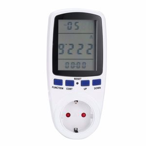 Freeshipping Digital Voltage Wattmeter Energy Meter Plug Power Analyzer Electronic Consumptie Meetschakelaar