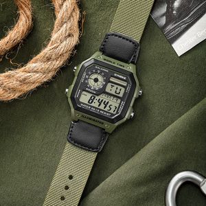 Montre numérique pour hommes 50M étanche SYNOKE marque montres mode lumière LED chronomètre montre-bracelet hommes horloge Reloj Hombre