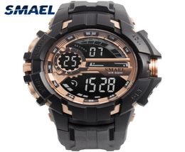 Digital Watch Men Sport Watches Affilatage Smael Relogio Montre Shock Black Gold Big Clock Men Automatic 1610 Men Wtach Military6951746
