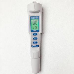 Digital Waterproof 0 01 3 en 1 PH EC Meter LCD avec température de rétroéclairage avec compensation de température automatique for273A
