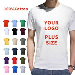Digners T Shirts voor Mannen Custom Plain T-shirt Luxe Privé Label Oversized 100% Katoen T-shirts