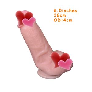 Dildo se déplace de haut en bas 6.5inches / 16cm grosse bite pour femme gros pénis sex toy pour homme comme fille