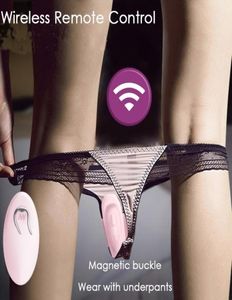 Dildo Ondergoed Vibrador Onzichtbare Vibrator C String G Spot Stimulator Draadloos Speeltjes voor Vrouwen Afstandsbediening Vibrerende Slipje Y200615796943
