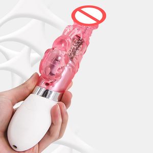 Dildo Vibrator Body Kut Vibratie Stimulator G Spot Clitoris Stimulator Massage Stick USB Opladen Toverstaf Volwassen Masturbator Seksspeeltje Valentijn Cadeau ZL0080