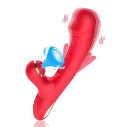 Gode vibrateur pour femmes, stimulateur de succion de Clitoris et de mamelon, masseur vaginal, ventouse féminine, jouet sexuel pour adultes