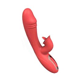 Dildo Vibrator for Women Clitoris Swing Telescopic Stimulator Rabbit Vibrators Vrouwelijke seksspeeltjes voor volwassenen