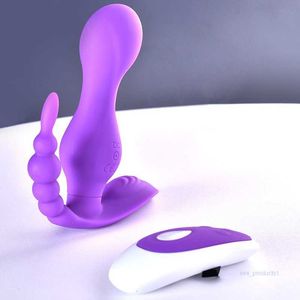 Dildo Vibrator Draadloze Afstandsbediening Amaze Vibrerende Slipje G-spot Clitoris Stimulator Anale Seksspeeltje Voor Vrouwen Paar