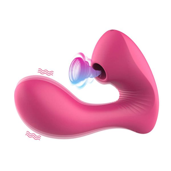 Vibradores de consolador Sexy juguetes para la mujer Estimulación de clítoris oral sexy femenina masturbación vagina chupando