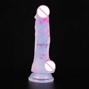 Dildos / Dongs Jelly Silicone Dildo Realist Adult Toys Strapon Artificiel Penis New Dildos Bullet Sex Toys pour femme HKD230816