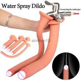 DildoS/Dongs Nieuwe Super Long Spray Water Dildo enorme ejaculerende penis realistische Big Dick anale plug vrouwelijke masturbator volwassen seksspeeltjes voor vrouwen HKD230816