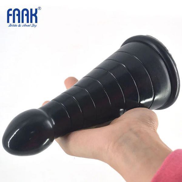 Godes/Dongs Original FAAK 19.2*7.8 cm Plug Anal Masturbation amusante sans odeur gros godes anaux flexible Dong Cock pénis pour jeux de sexe pour adultes 231130