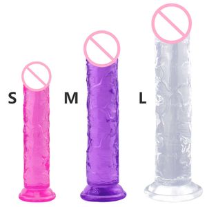 Dildos/Dongs Realistic Dildo With Suction Cup Huge Jelly Dildos Sex Toys for Woman Men Fake Dick Big Penis Anal Butt Plug Erotic Sex Shop