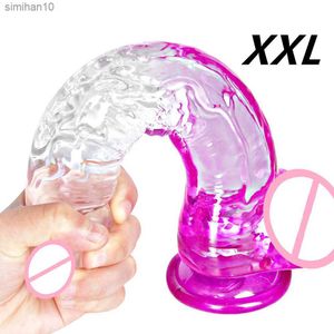 Dildos/Dongs Women's Artificial Penis XXL Dildos Set Dick Penis Manual Stimulation Suction Cup Cock for Lesbian Female Masturbation Device L230518