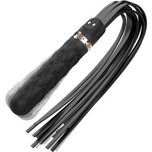 Godes vibrateurs G Spot baguette masseur Flogger Vibration BDSM cuir fouet clitoridien jeu adulte jouets sexy pour Couple jeu de rôle252e