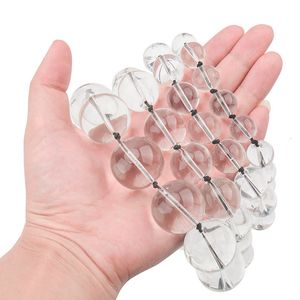 DildosDongs Glas Anale Kralen Crystal Clear Plug Grote Vagina Ballen Gay Butt Dildo Speeltjes voor Mannen Erotische Goederen Volwassenen winkel 230706