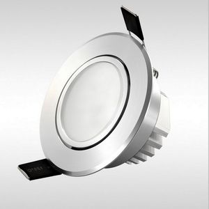 Dimmable Led downlight lumière givré masque COB plafonnier 3w 5w 7w 12w 85-265V plafond encastré lumières éclairage intérieur