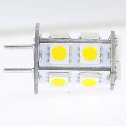 Ampoule Led variable G6.35 GY6.35, éclairage 13LED 5050 SMD AC/DC 24V 2.5W, blanc chaud