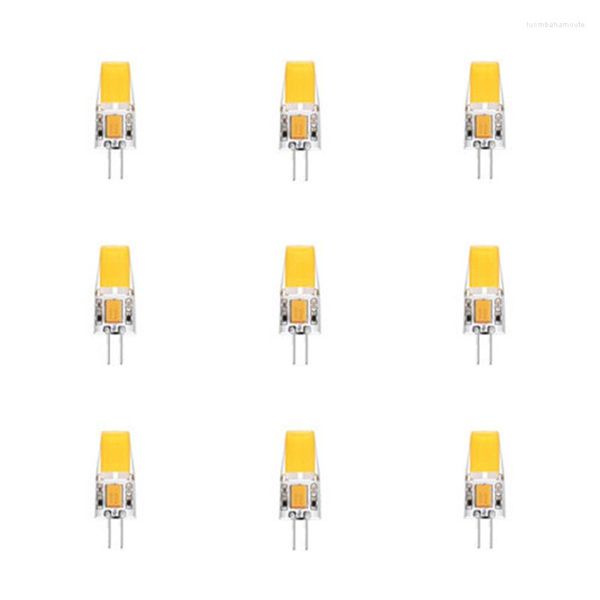 Dimmable Mini G4 Led Ampoule AC DC 12 V/AC220V SMD COB 6 W 9 W Silicone Lampe Blanc Chaud/Blanc 360 Degrés Angle Lumière