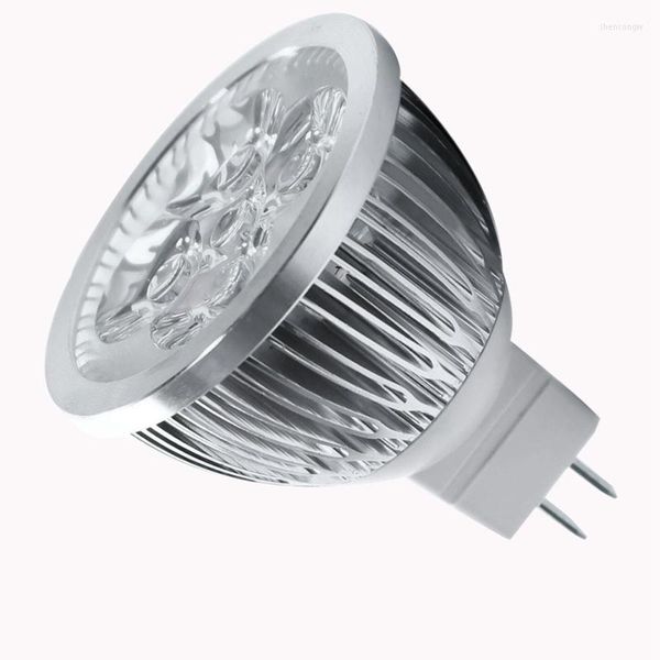 Bombilla LED MR16 regulable/foco blanco cálido de 3200K/Base GU5.3 bipin equivalente a 50 Wa/ángulo de haz de 60 grados de 330 lúmenes para