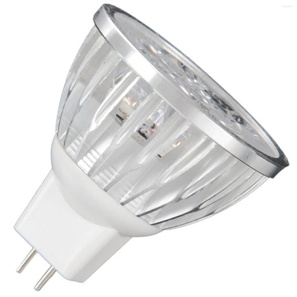 Bombilla LED MR16 regulable/foco blanco cálido de 3200 K/base GU5.3 de 50 pines equivalente a Wa/ángulo de haz de 330 lúmenes y 60 grados