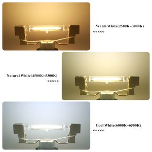 Ampoule LED R7 dimmable 78 mm 118 mm 5W 8W 10W 20W R7S Spotlight 220V Cob Lampe de graphisme