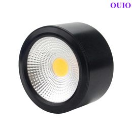 Dimpelbaar oppervlak gemonteerde LED-downlights 7W/9W/12W/15W/20W AC90-260V COB NO OPENING PLADING LAMP Spot Lichten Indoor verlichting