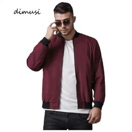 DIMUSI Heren Bomberjack Man Casual Streetwear Hip Hop Rits Jassen Mode Mannen Honkbal Uniform Jassen Kleding 9XL 240131