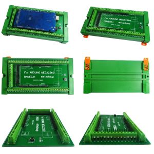 Din Rail Mount Vis Terminal Block Adapter Module Pinboard DIN pour Arduino UNO / MEGA2560 / NANO / PRO MINI MINI BANDE