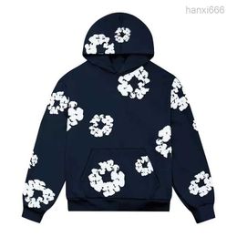 DInem Tear Sweatsuit Falection Flower Flower Puff Sweepsed Sweatshirt Top Repletor