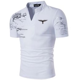 DINGSHITE été décontracté Polo hommes à manches courtes chemise d'affaires Design de mode hauts t-shirts robe Polo pour hommes vêtements 240118