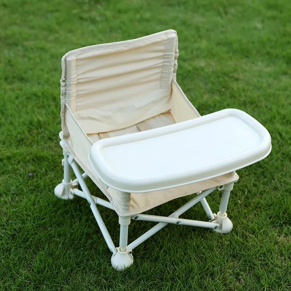 Chaises de salle à manger Sièges rehausseur de siège bébé chaise haute multifonction pliante voyage bébé manger alimentation salle à manger Portable bébé manger assis chaise et table 231006