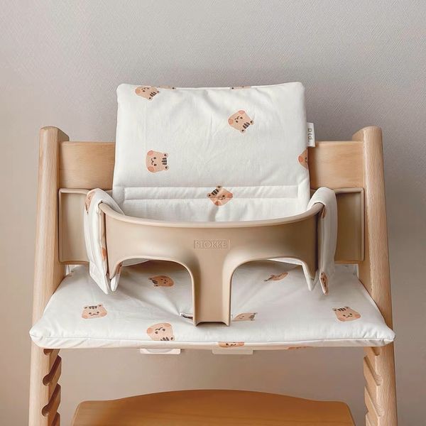 Chaises de salle à manger Sièges Coussin de siège de bébé Coussin amovible réglable Coussins de chaise pour enfants Cartoon Anti Dirt Accessoires 230519